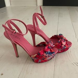 Hot pink Guess High heels